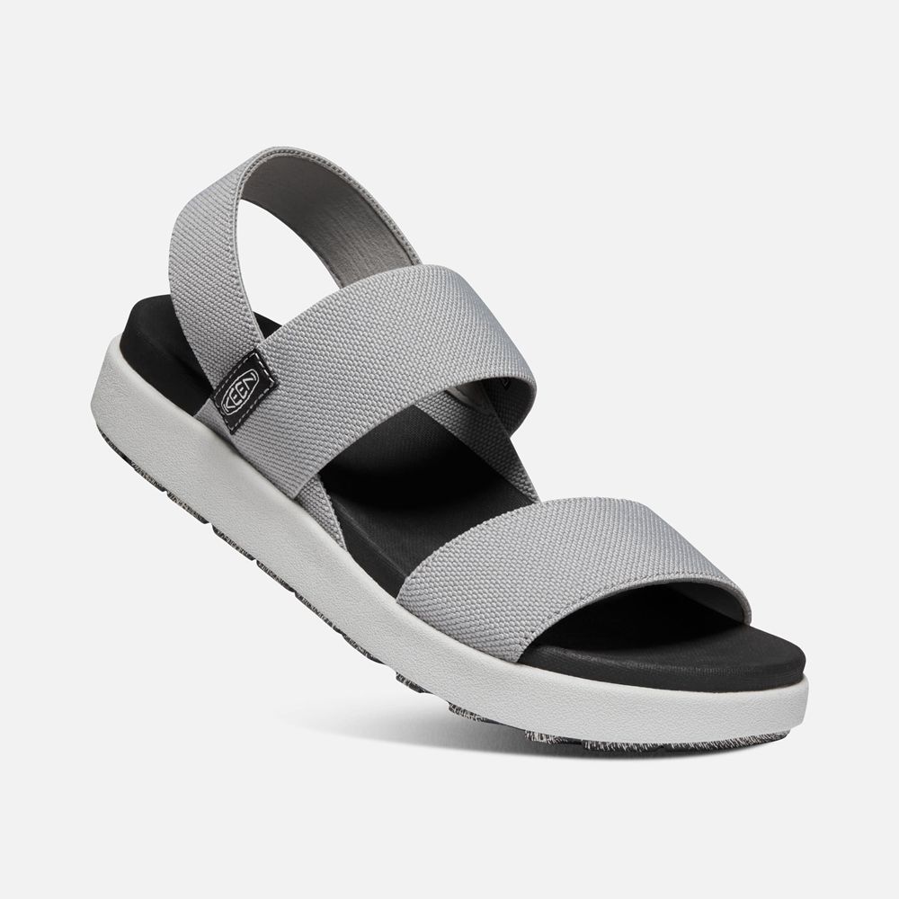 Keen Plaj Sandalet Kadın Gri - Elle Backstrap - Türkiye DXOA16452